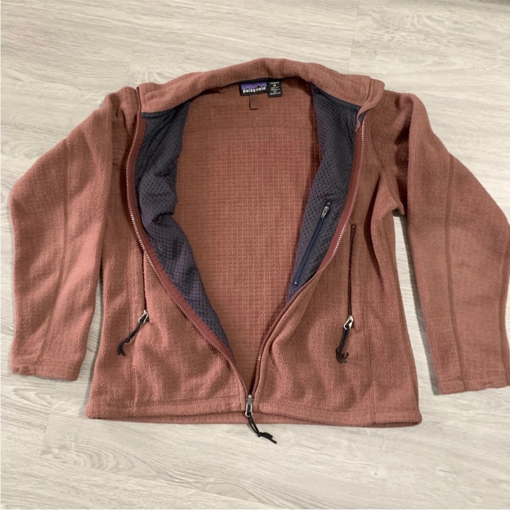 Vintage Patagonia Zip Up Fleece Light Weight Jacket Women’s Size Medium - Picture 6 of 7
